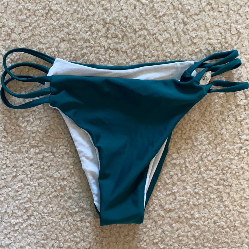 Blue/green bikini bottom